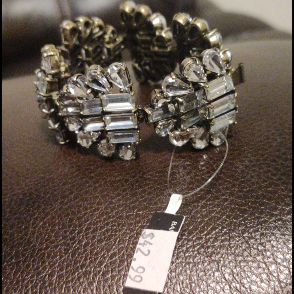 Bedazzled Banana Republic bracelet